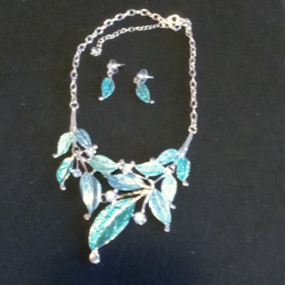 Necklace and earrings